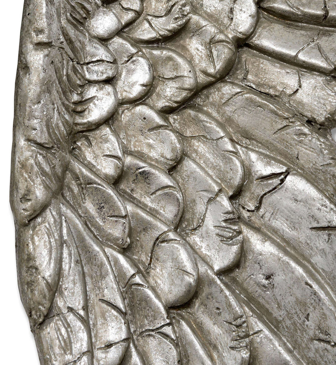 Antique Silver Angel Wings