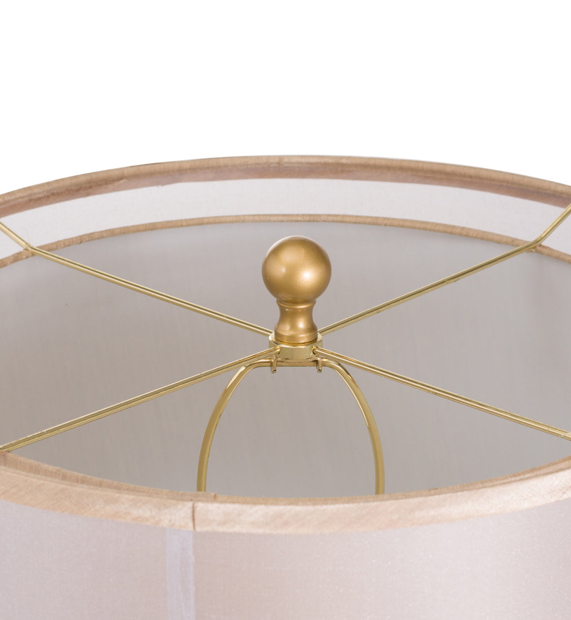 Bee Table Lamp with White Shade