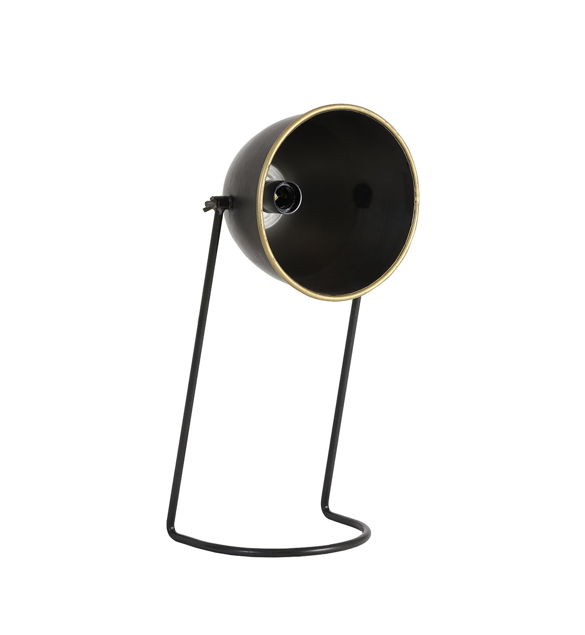 Black & Bronze Table Lamp