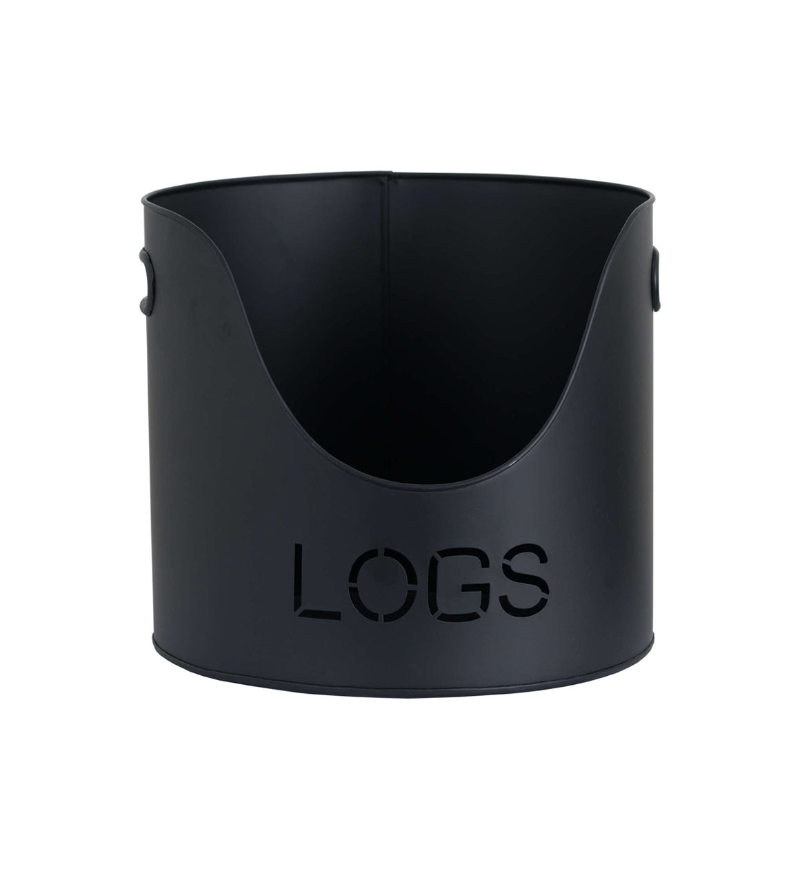 Black Logs & Kindling Buckets With Matchstick Holder Set