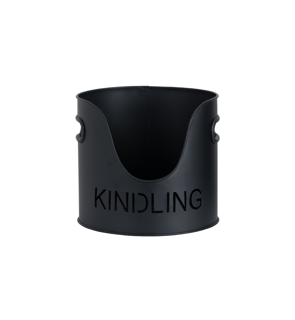 Black Logs & Kindling Buckets With Matchstick Holder Set