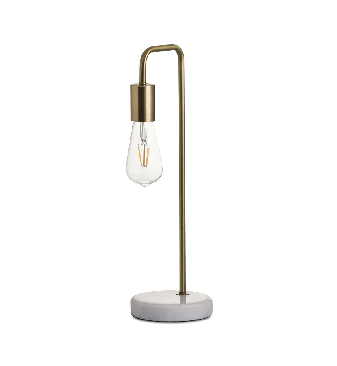 Brass and Marble Table Lamp
