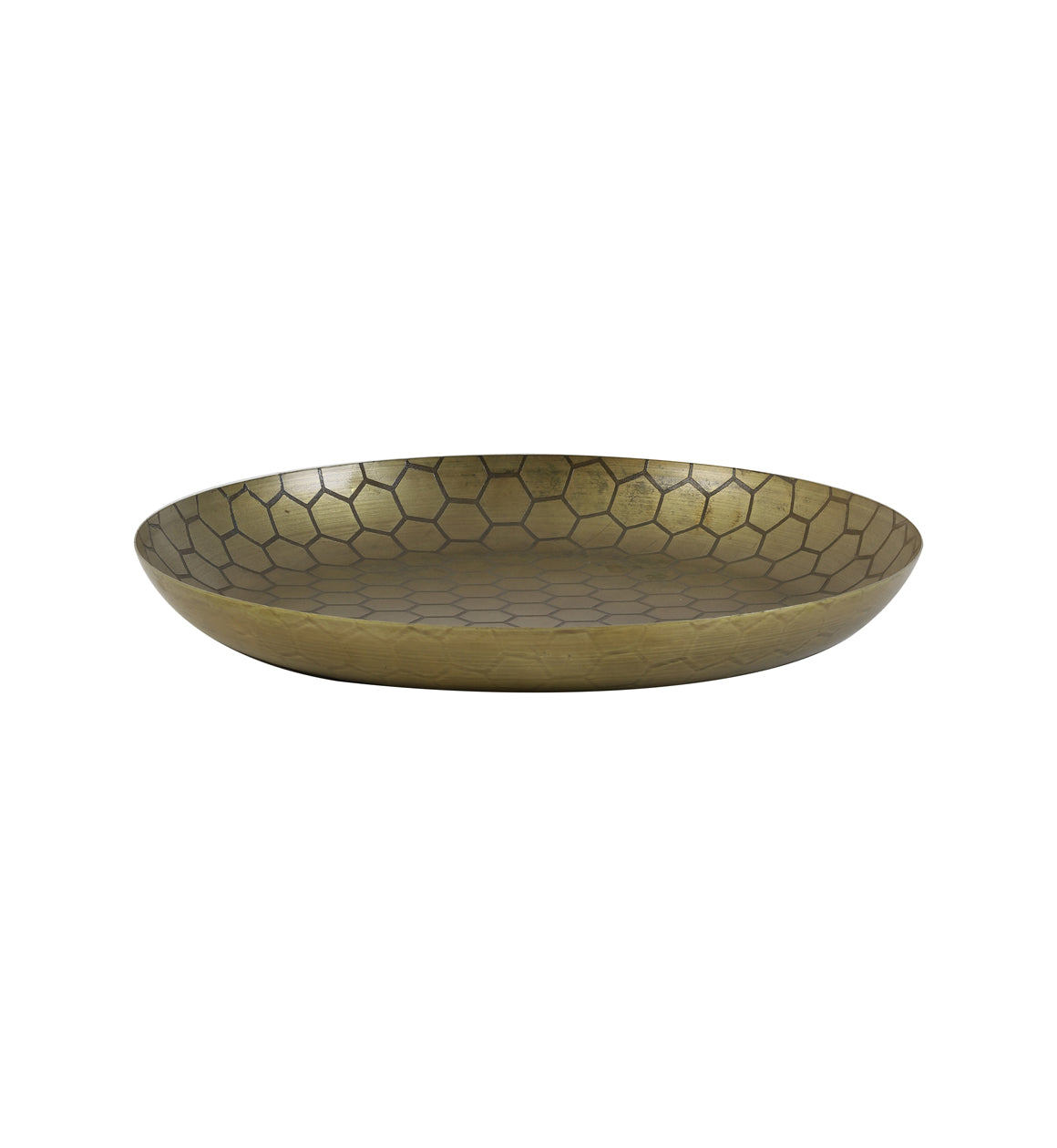 Bronze Honeycomb Serving Tray Dish