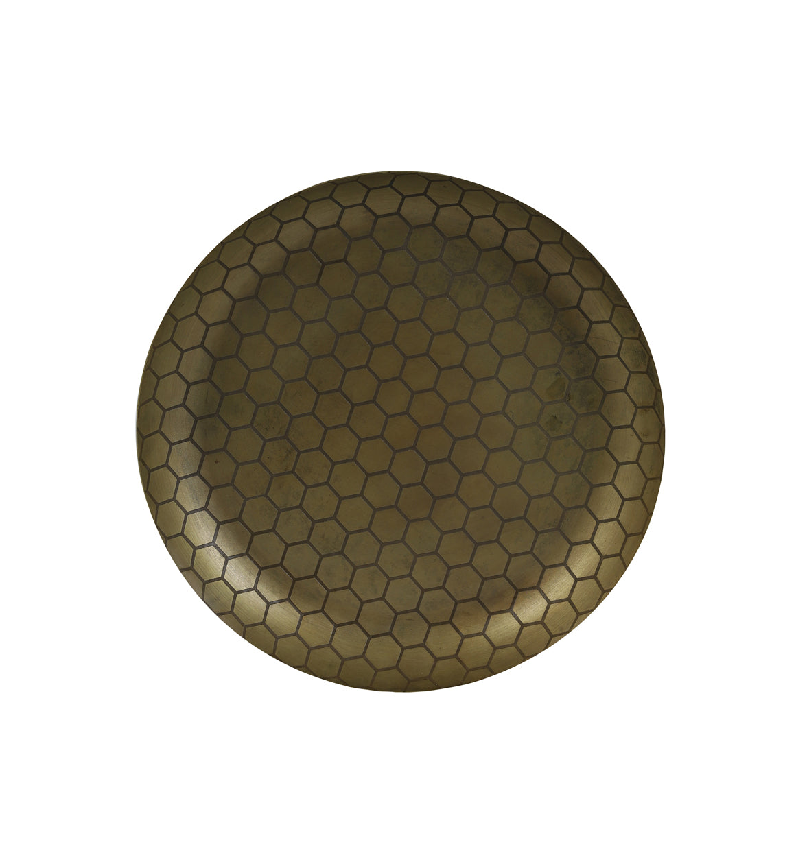 Bronze Honeycomb Serving Tray Dish