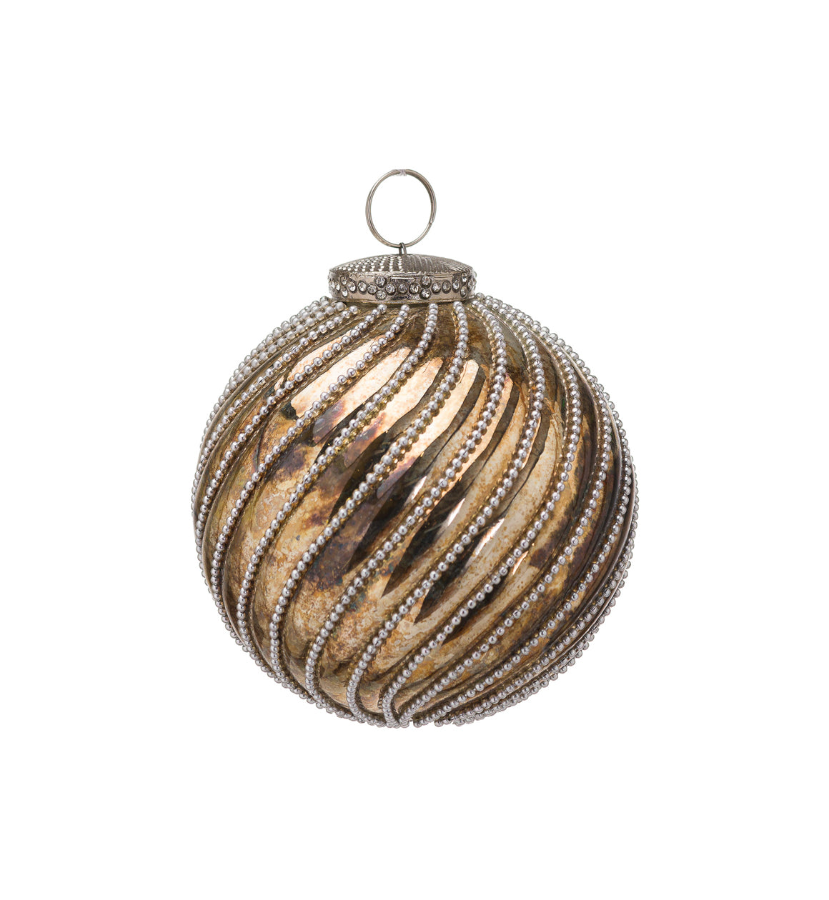 Bronze Jewel Glass Bauble