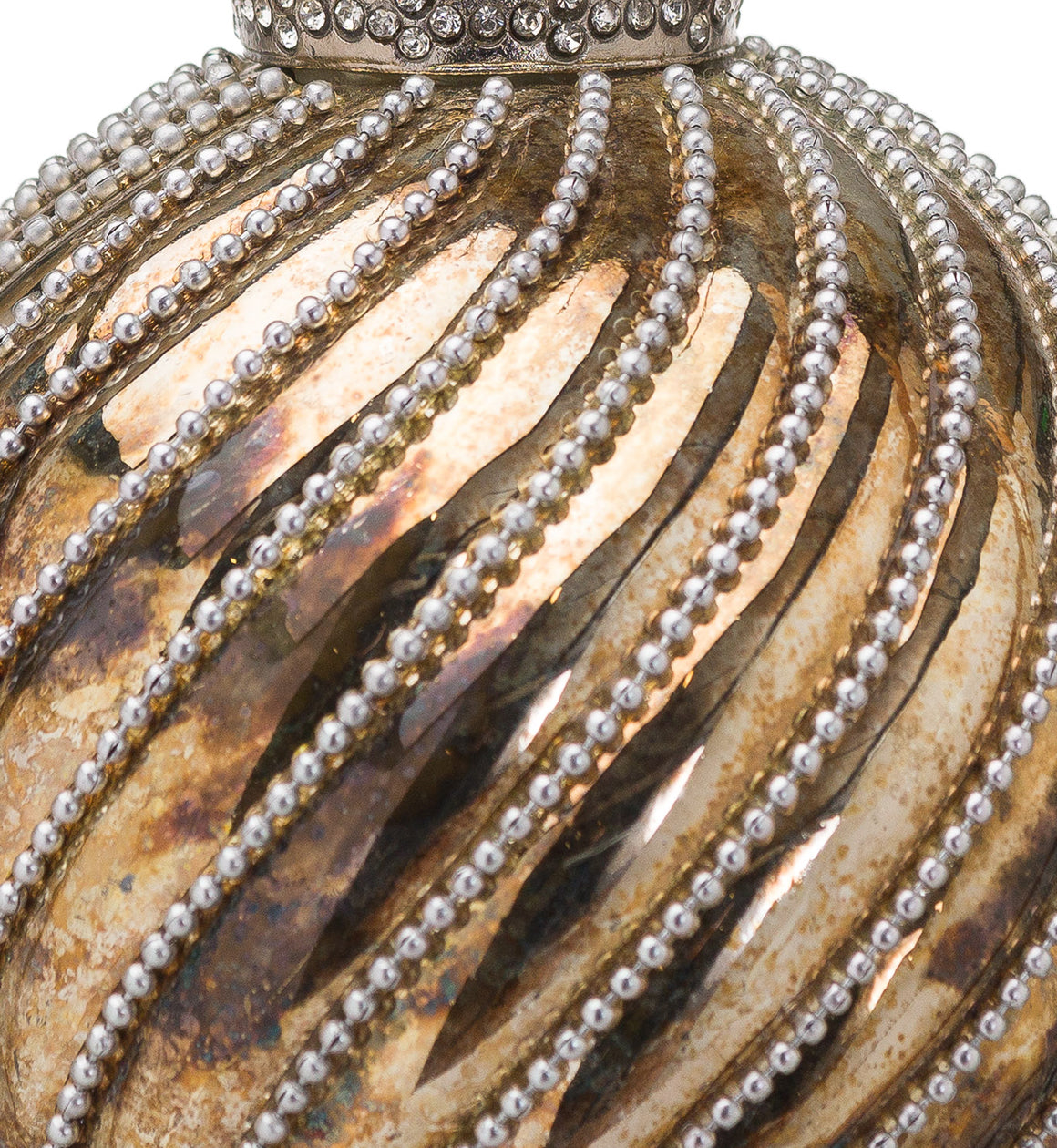Bronze Jewel Glass Bauble