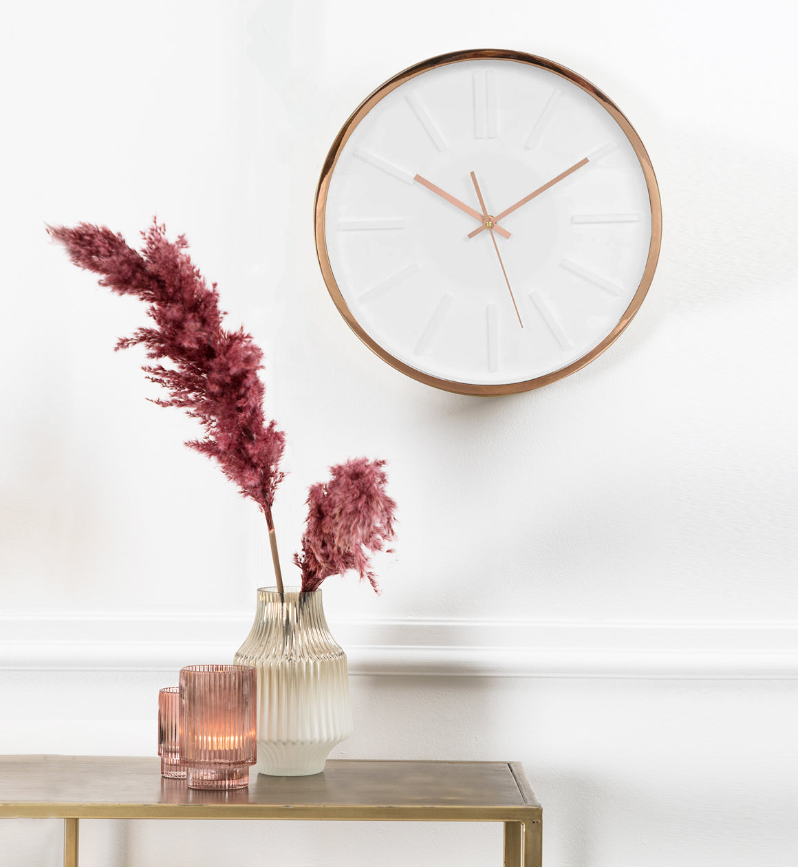 Copper Wall Clock
