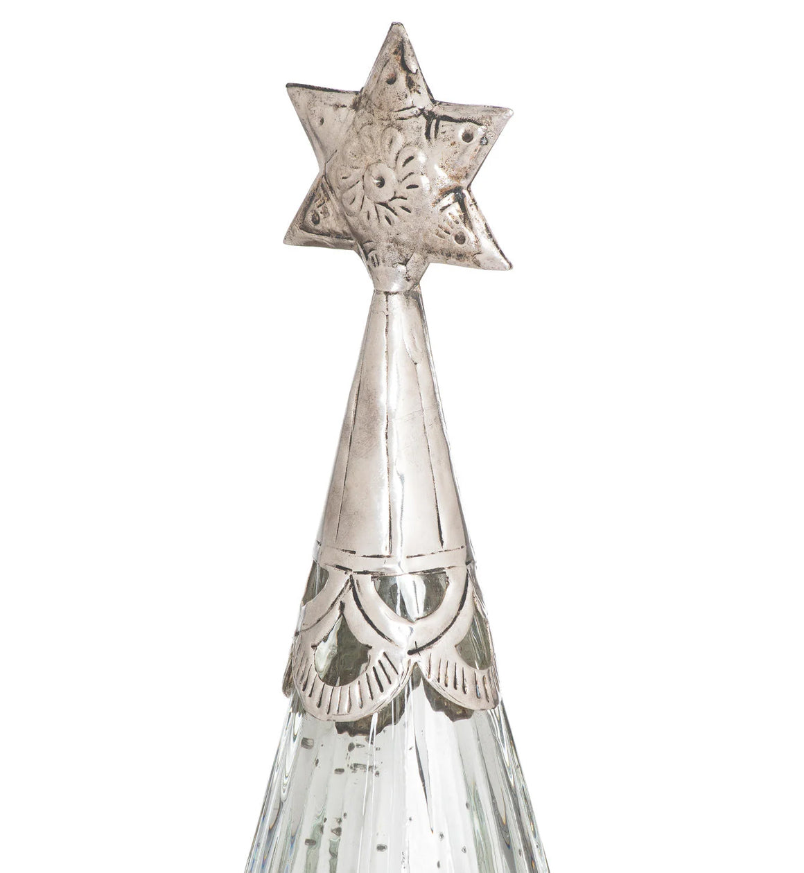 Decorative Glass Silver Tree