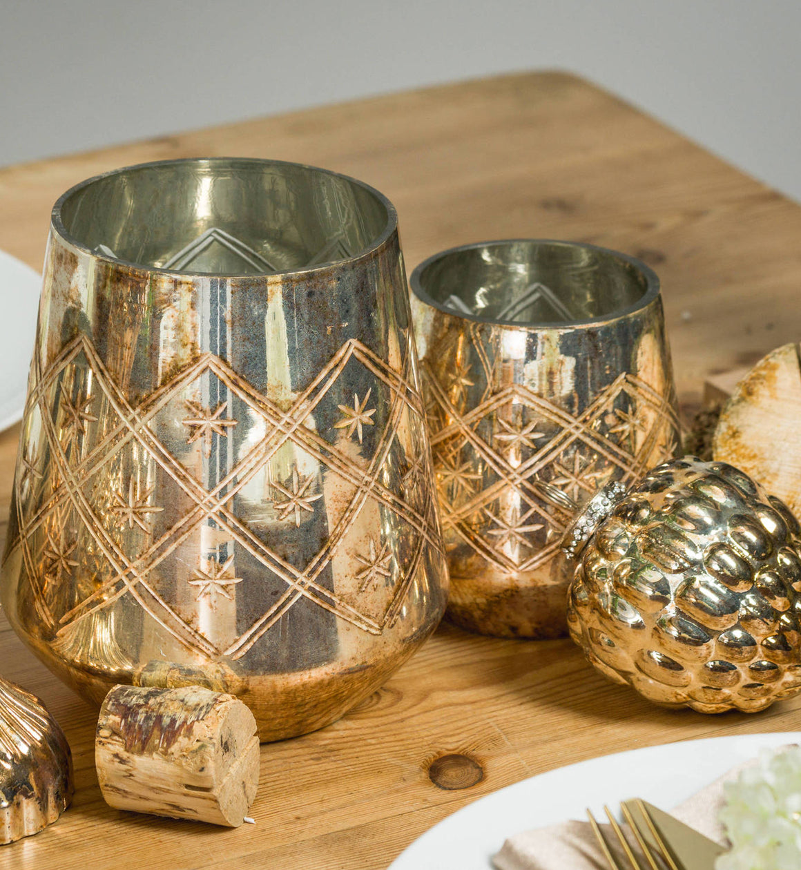 Decorative Glass Tealight Holder