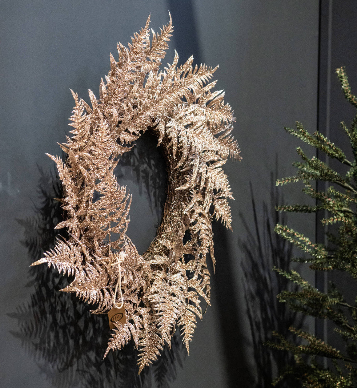 Faux Fern Wreath