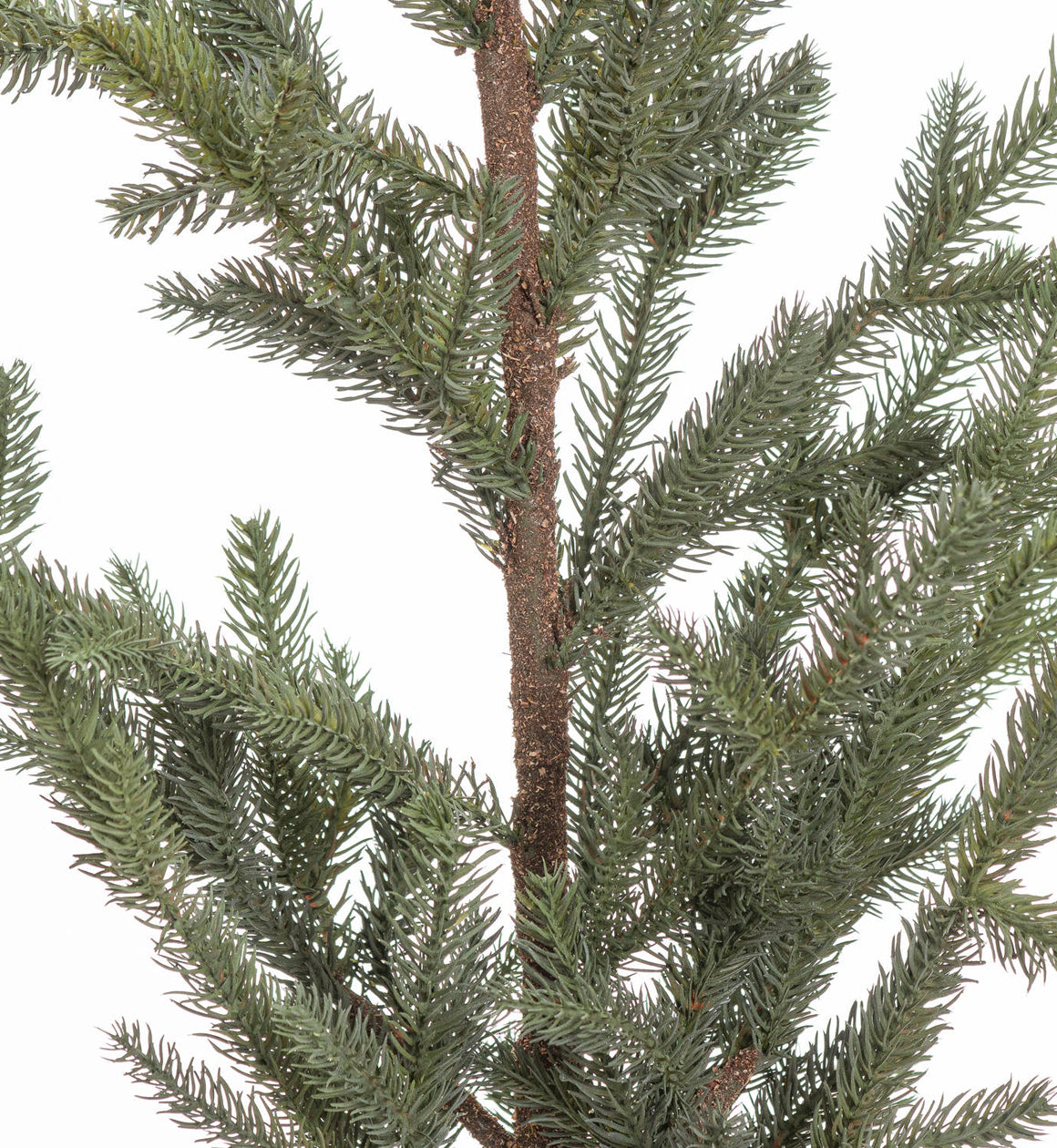 Faux Pine Tree In Hessian Pot
