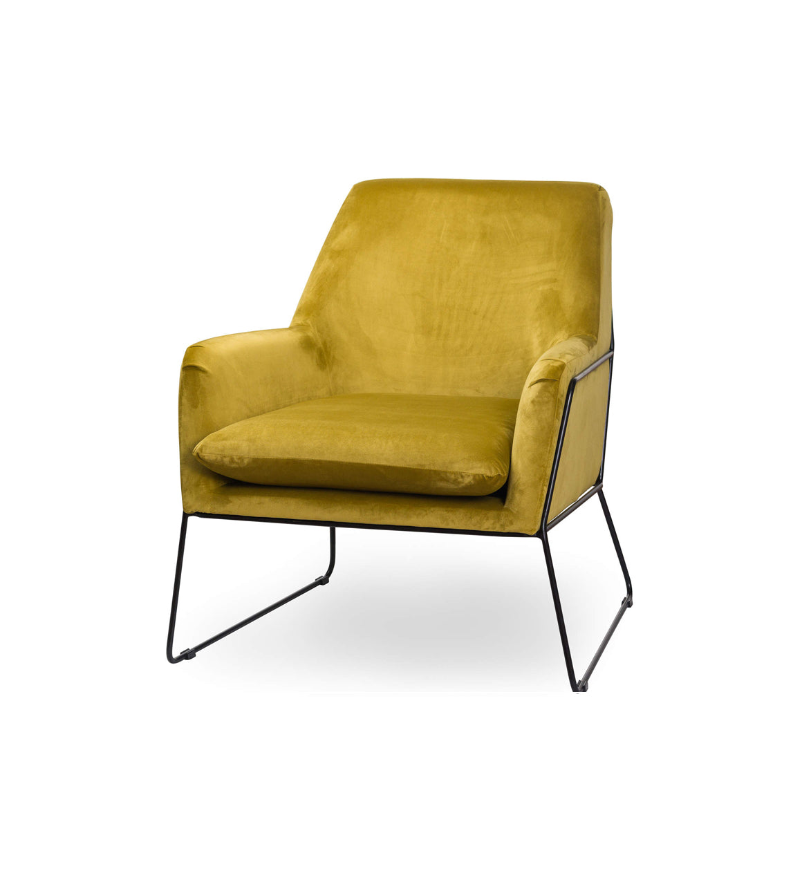 Frame Velvet Armchair