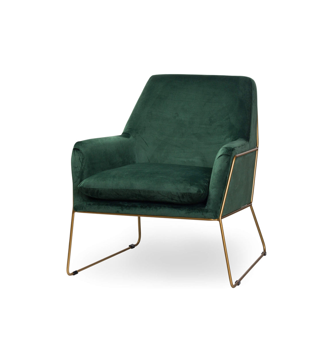 Frame Velvet Armchair
