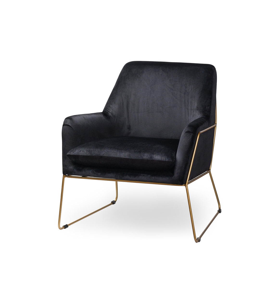 Frame Velvet Armchair