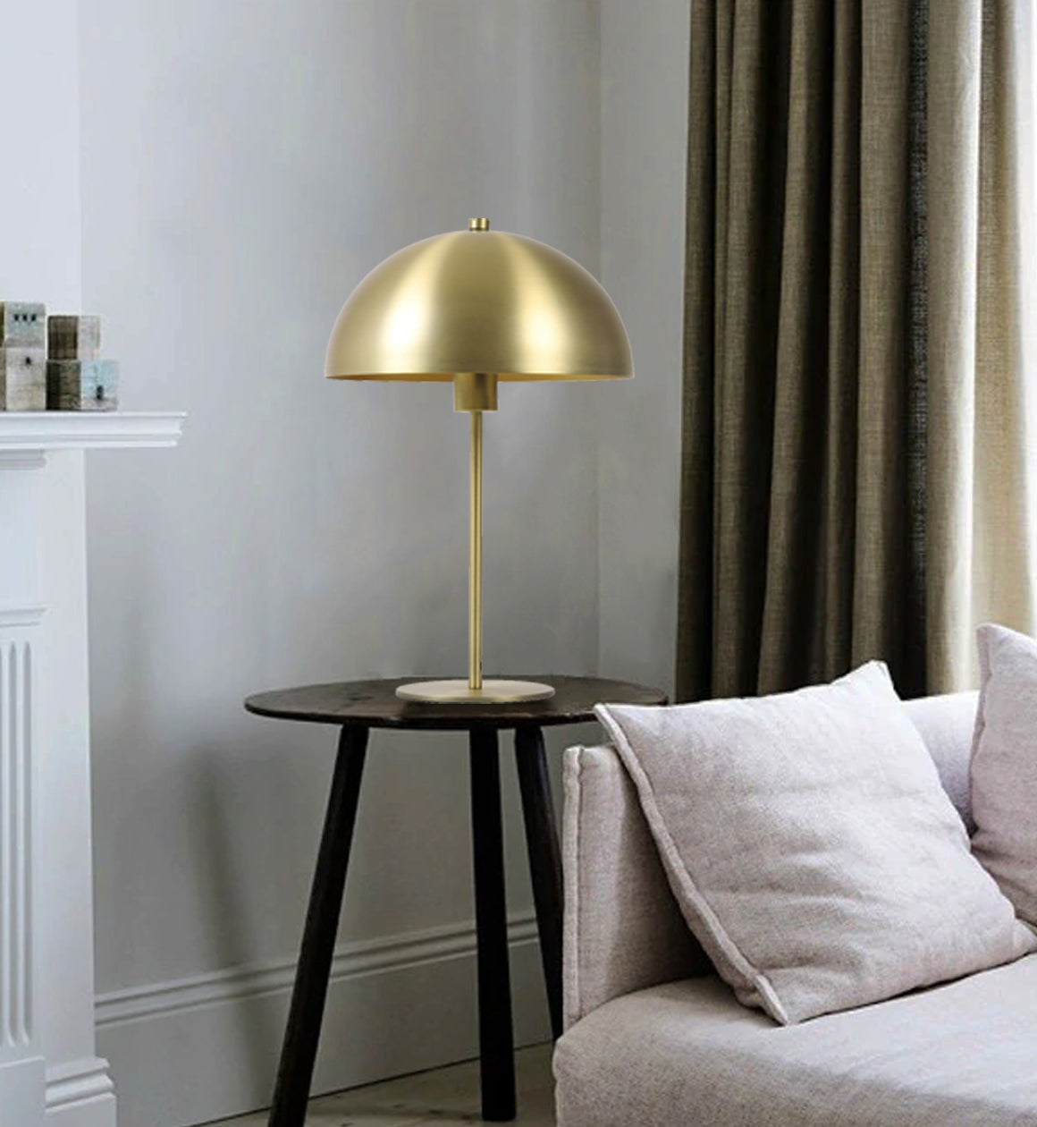 Gold Dome Table Lamp
