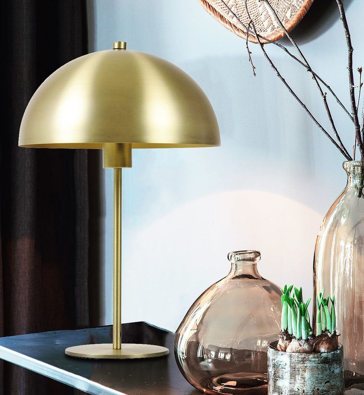 Gold Dome Table Lamp