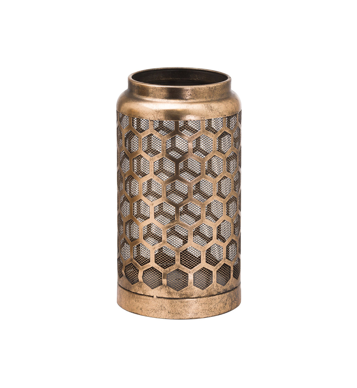 Gold Honeycomb Lantern