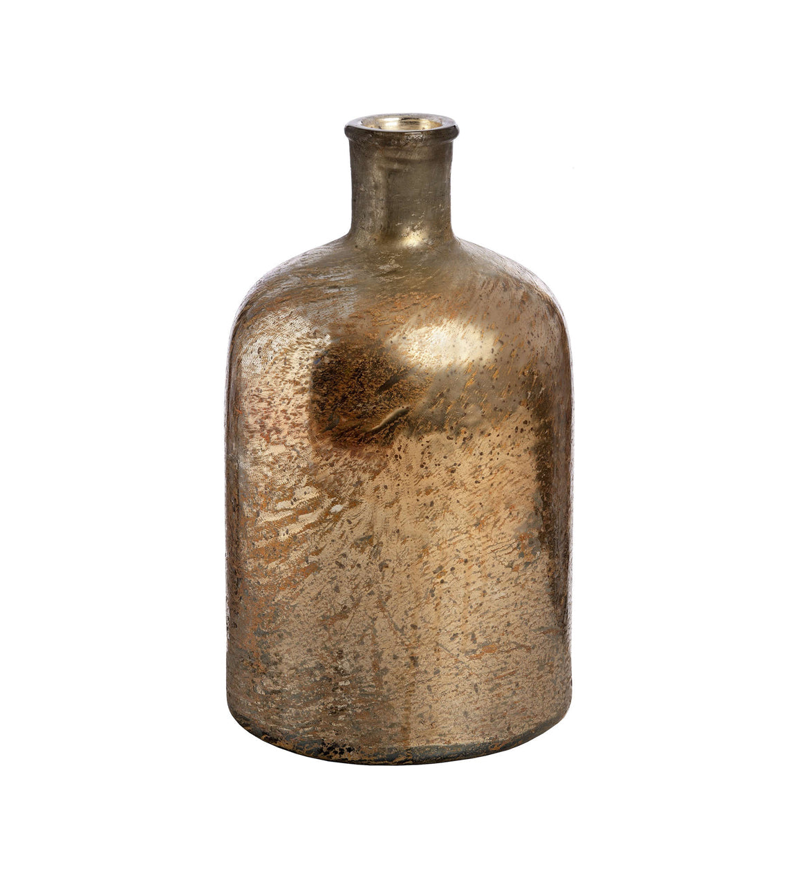 Gold Metallic Glass Vase
