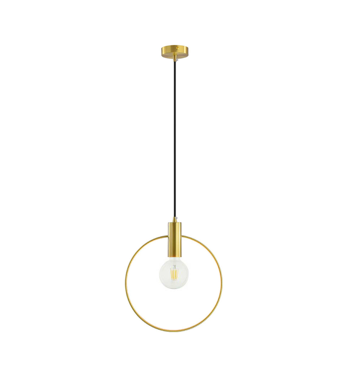 Gold Ring Pendant Light