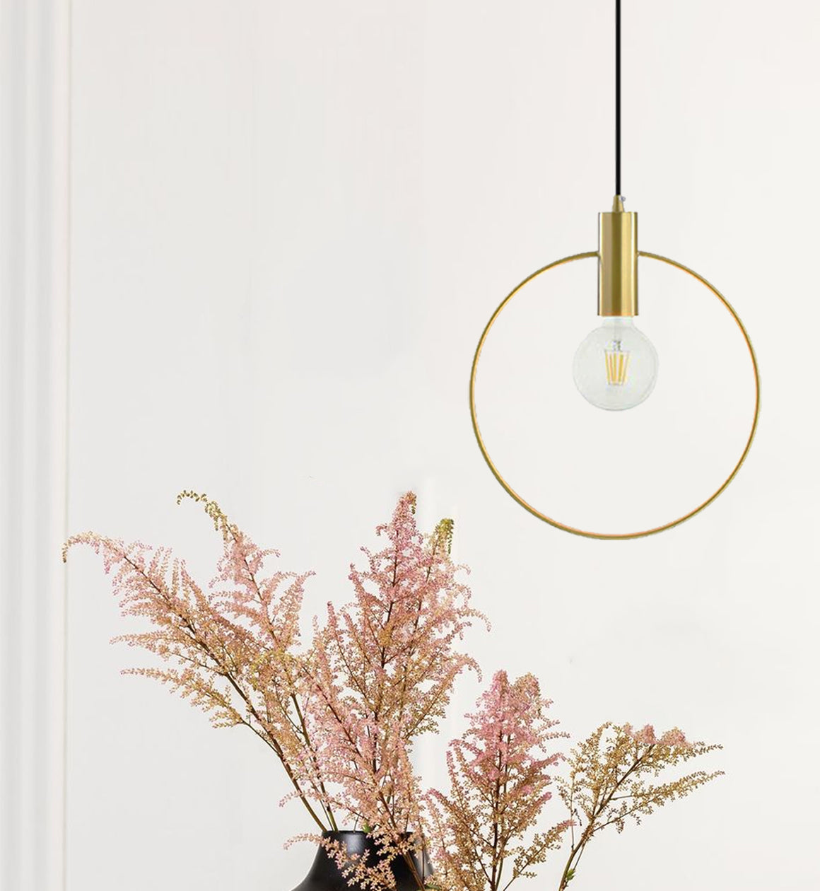 Gold Ring Pendant Light