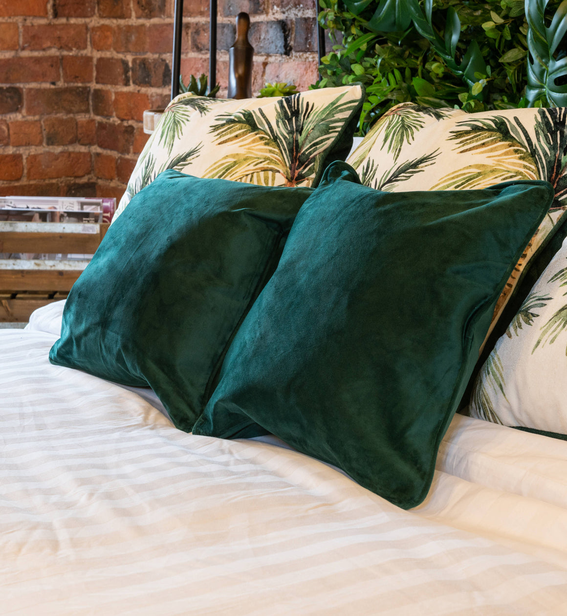 Green Velvet Cushion