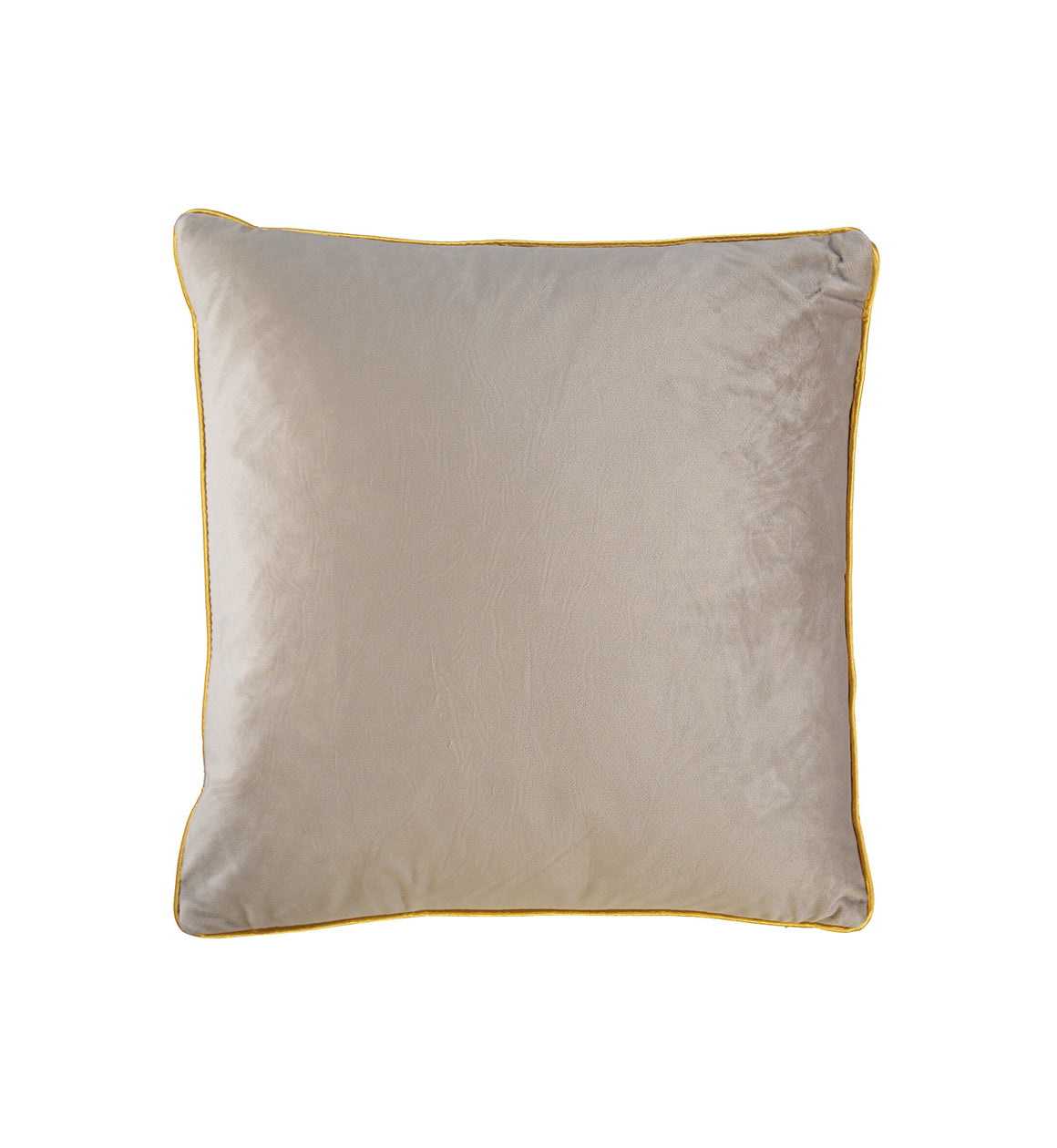 Grey Feather Filled Cushion