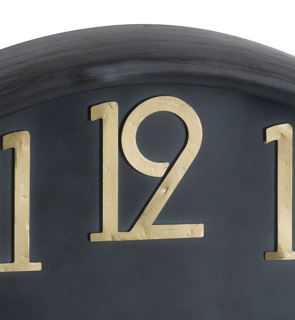 Large Black and Gold Wall Clock