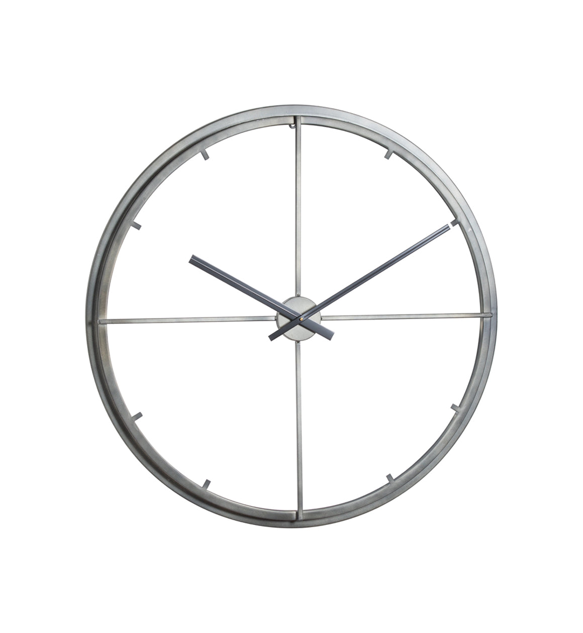 Large Black Skeleton Wall Clock