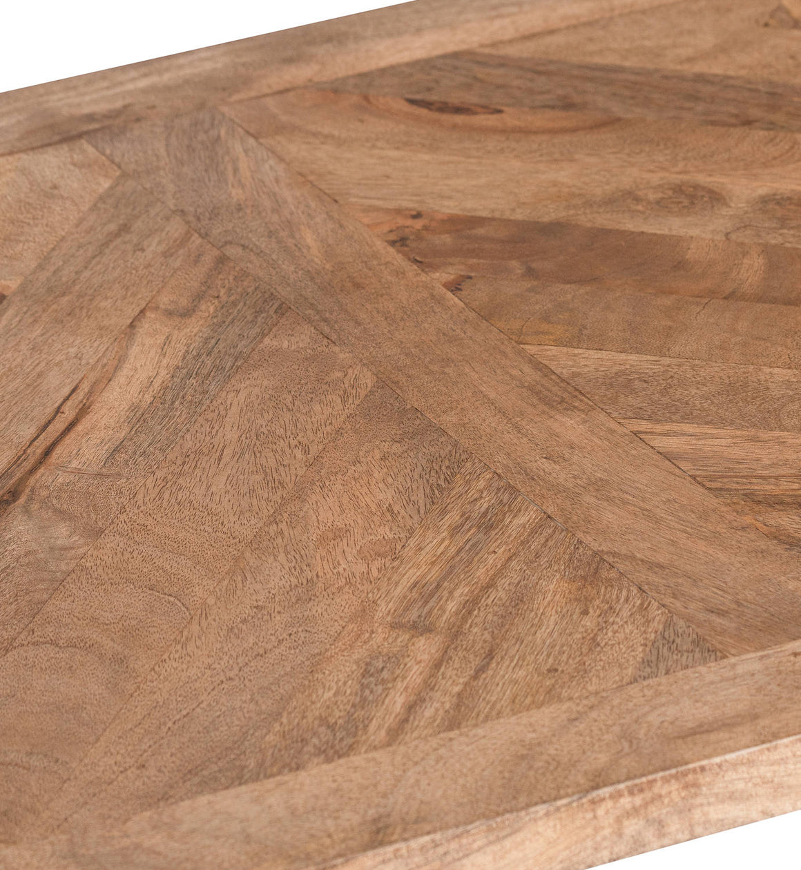 Mango Wood and Black Coffee Table