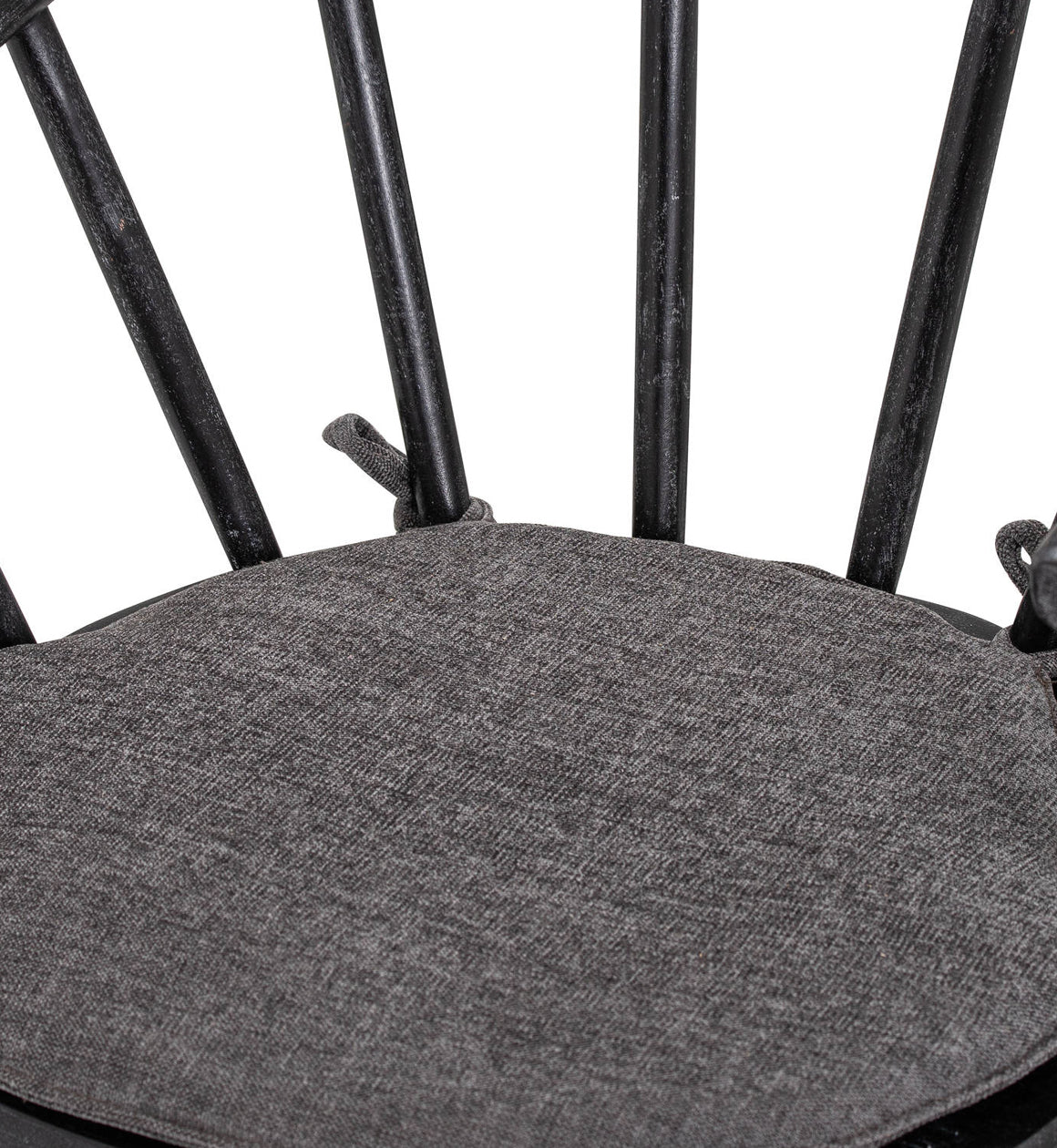 Mango Wood and Black Dining Chair
