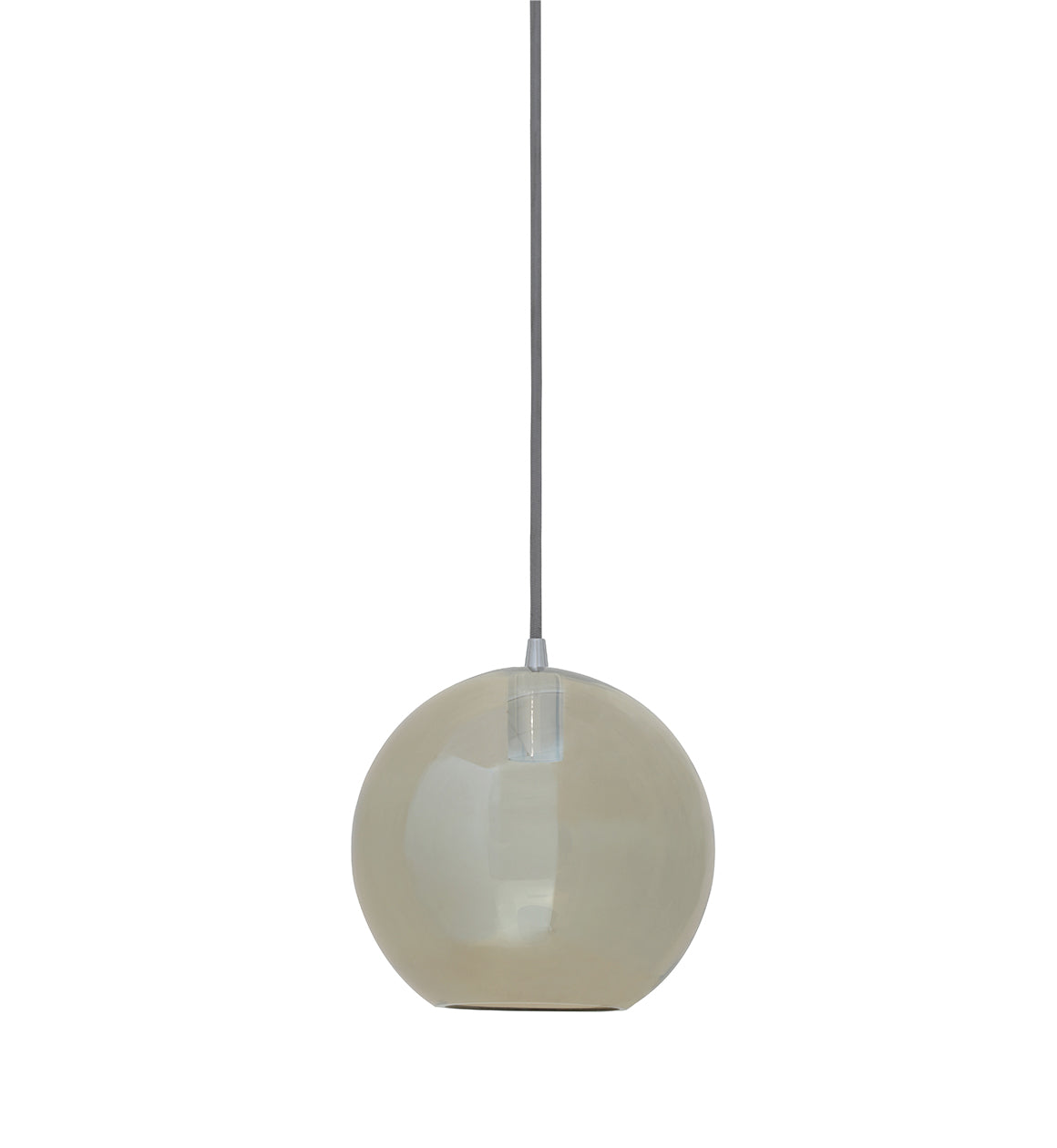 Metallic Glass Pendant Light