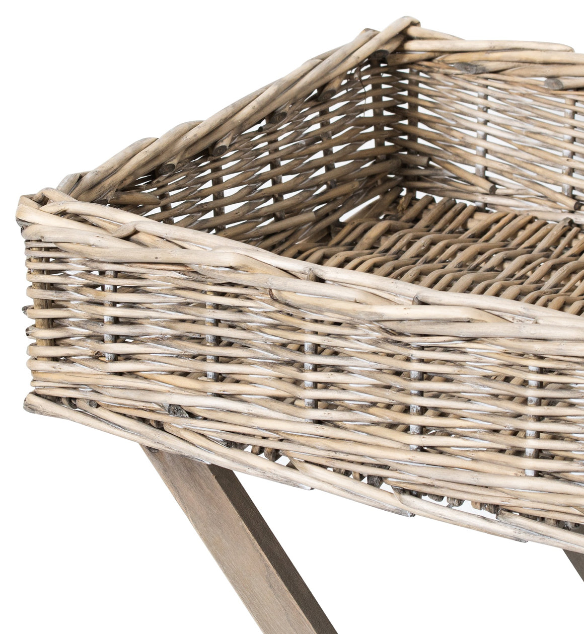 Natural Wicker Butlers Tray Table