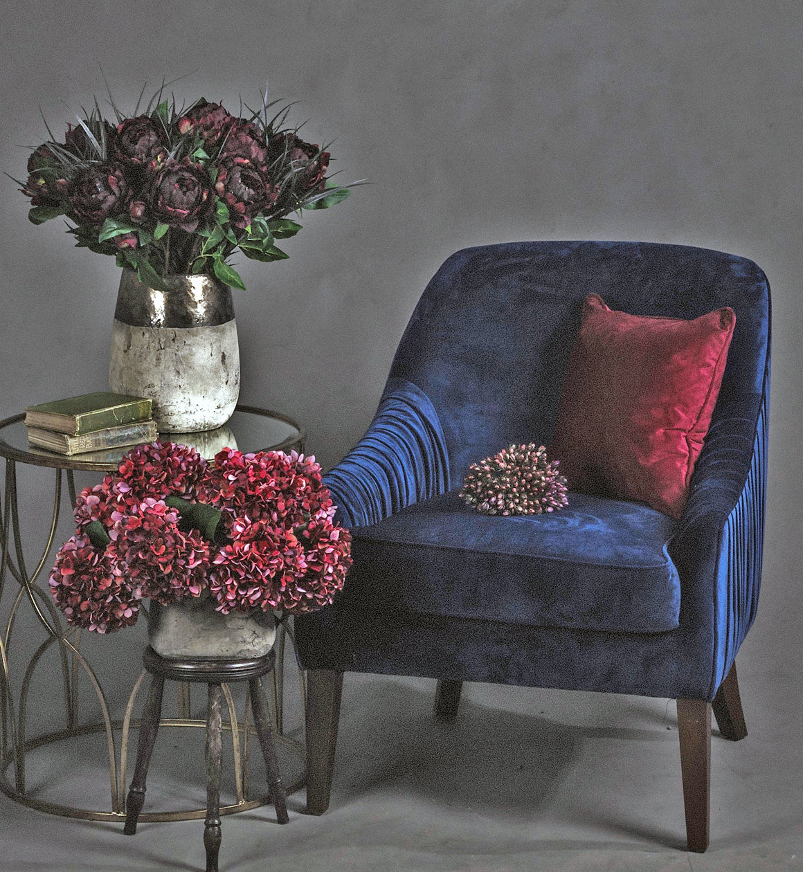 Plum Velvet Cushion