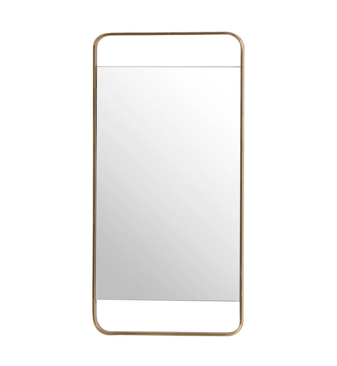 Rectangle Framed Bronze Mirror