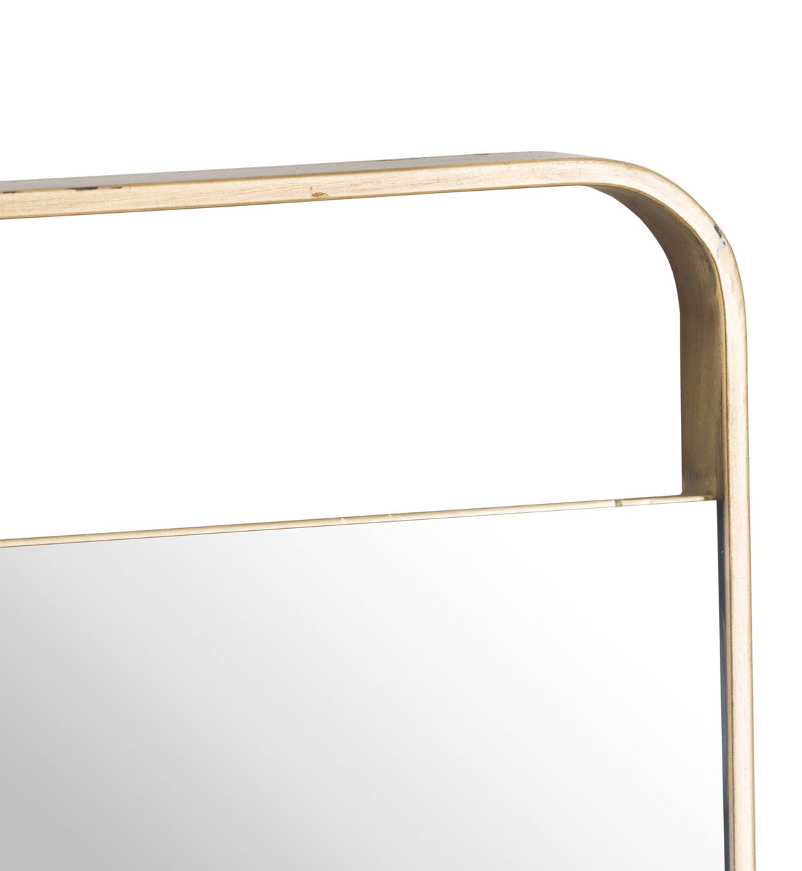 Rectangle Framed Bronze Mirror