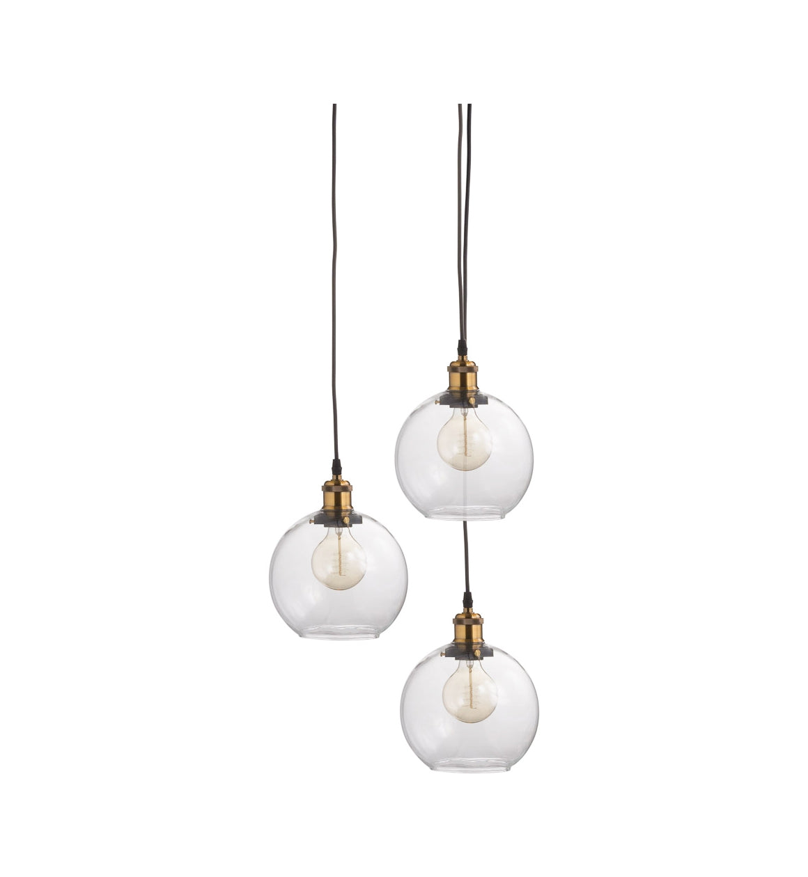 Round Cluster Glass Pendant Light