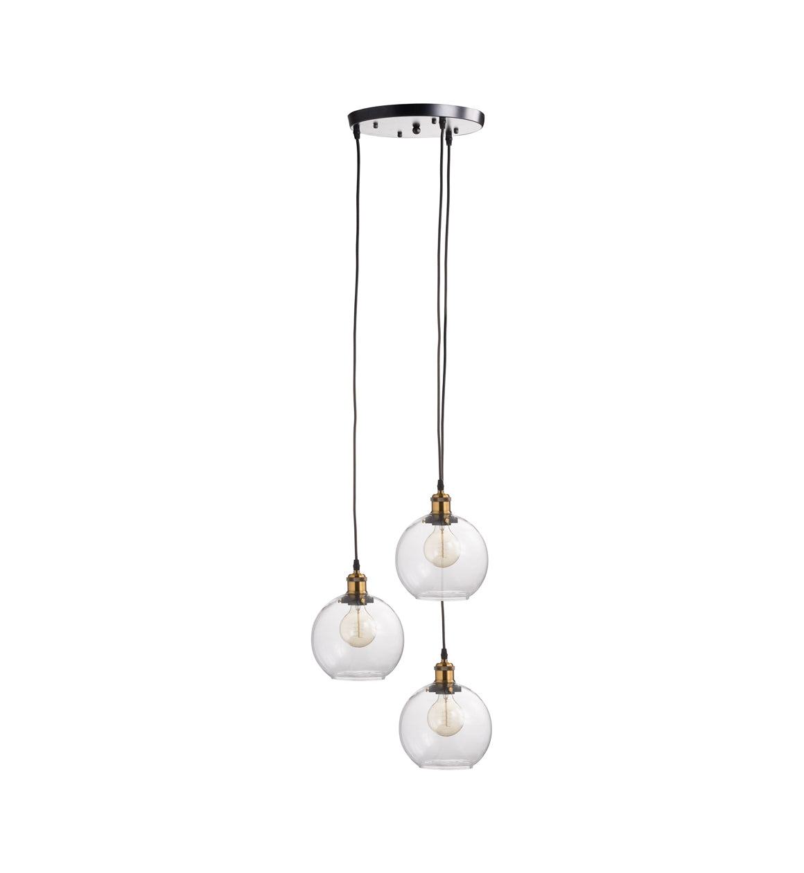 Round Cluster Glass Pendant Light
