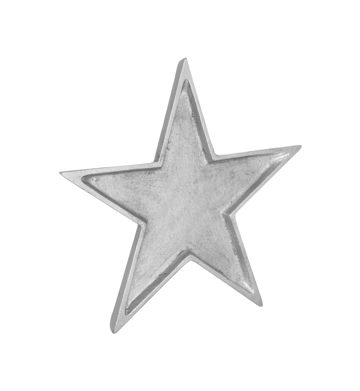 Silver Metal Star Dish