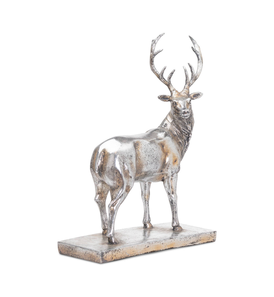 Silver Stag Ornament