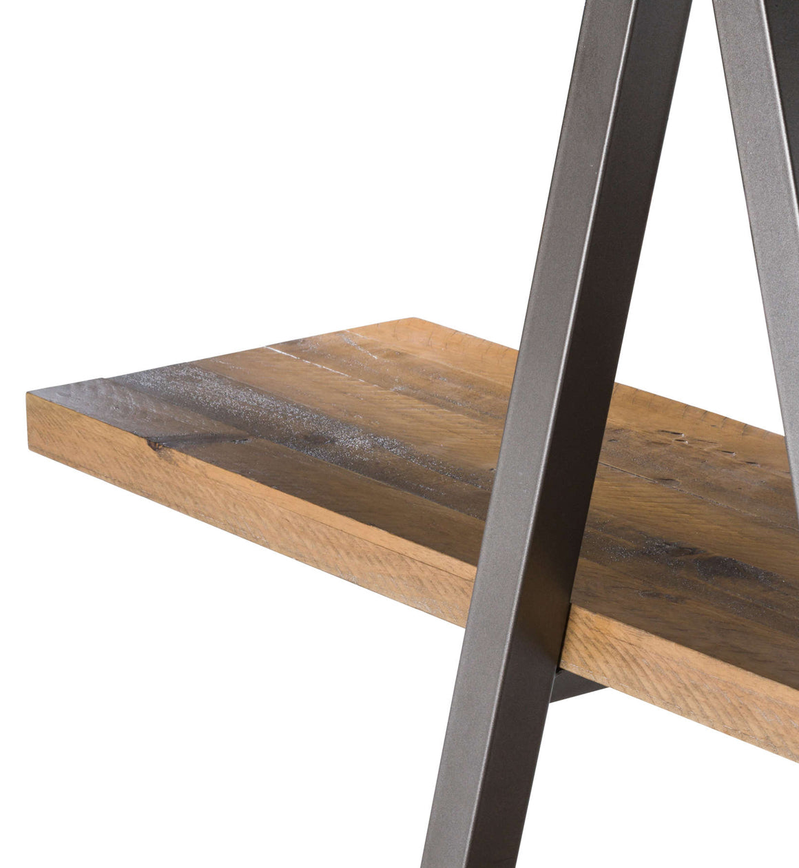 Solid Pine Wood Industrial Shelving Unit