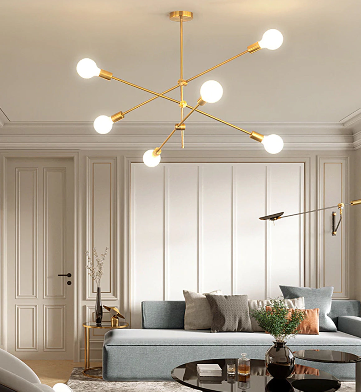 Sputnik Chandelier Light