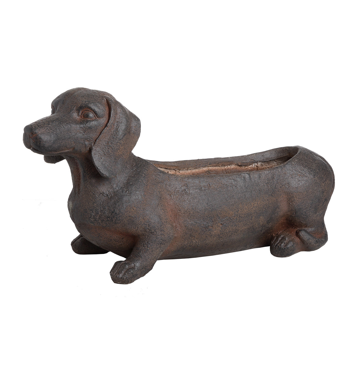 Stan The Sausage Dog Rustic Planter