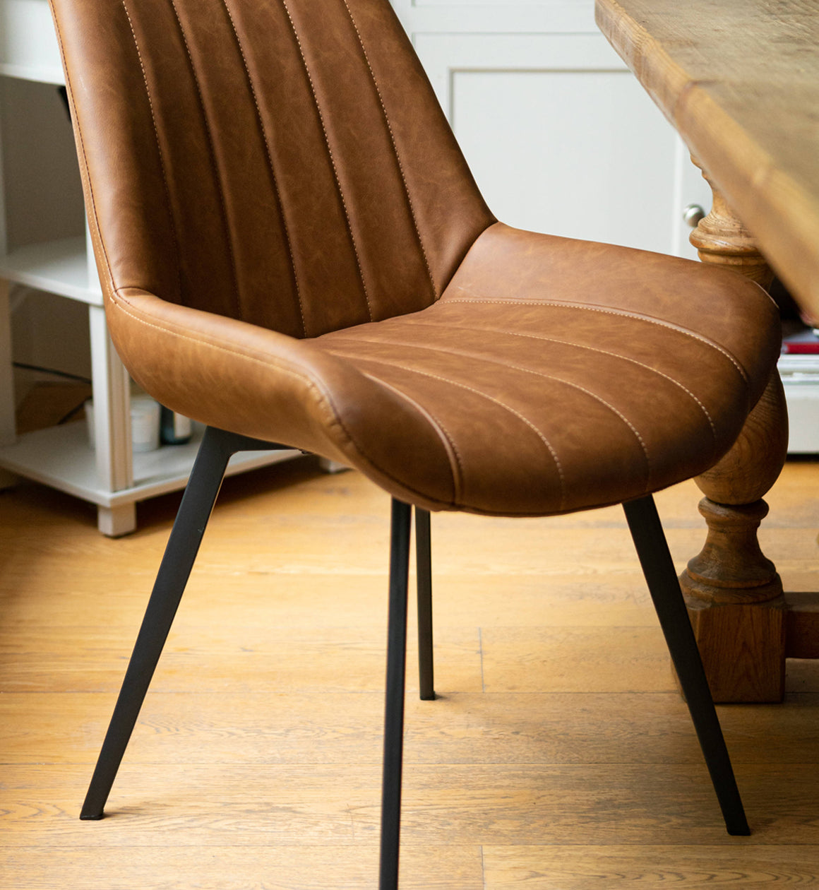 Tan Dining Chair