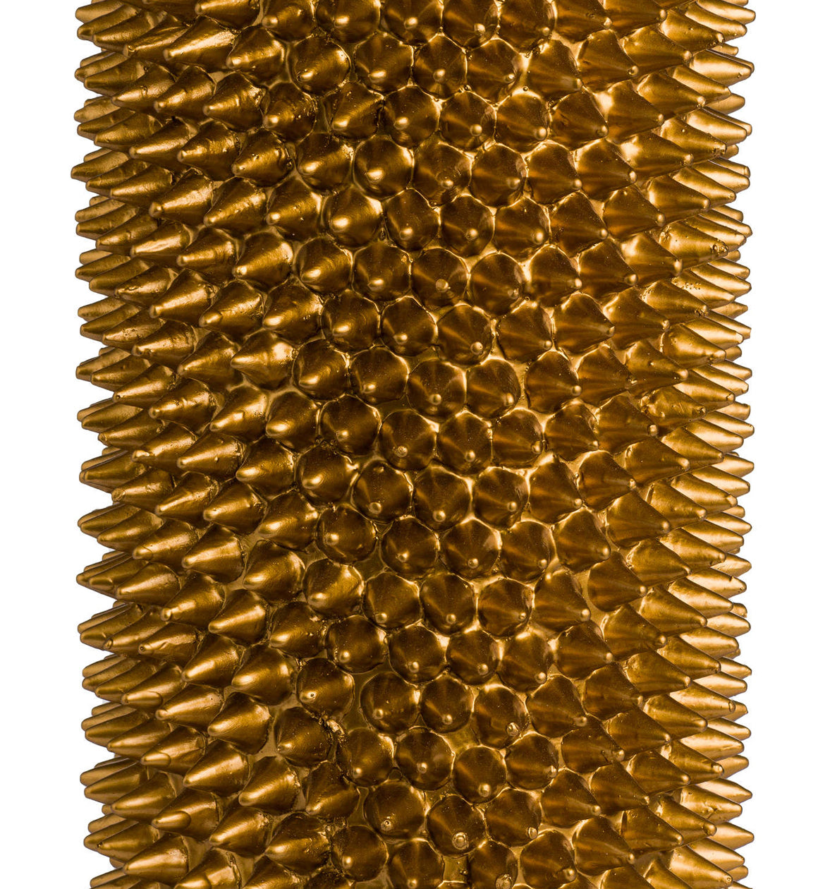 Textured Gold Table Lamp with Green Shade