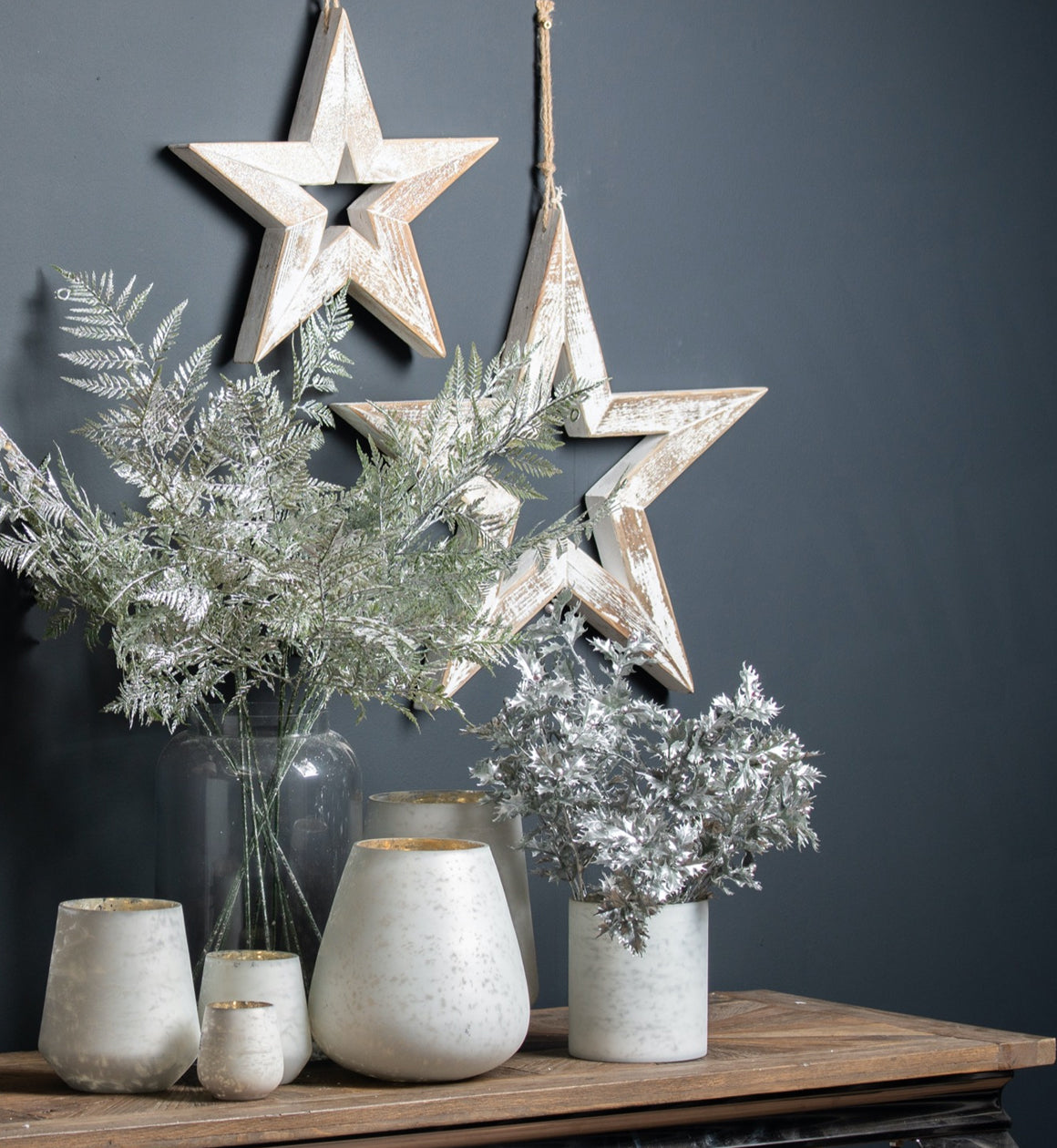White Etched Tealight Holder