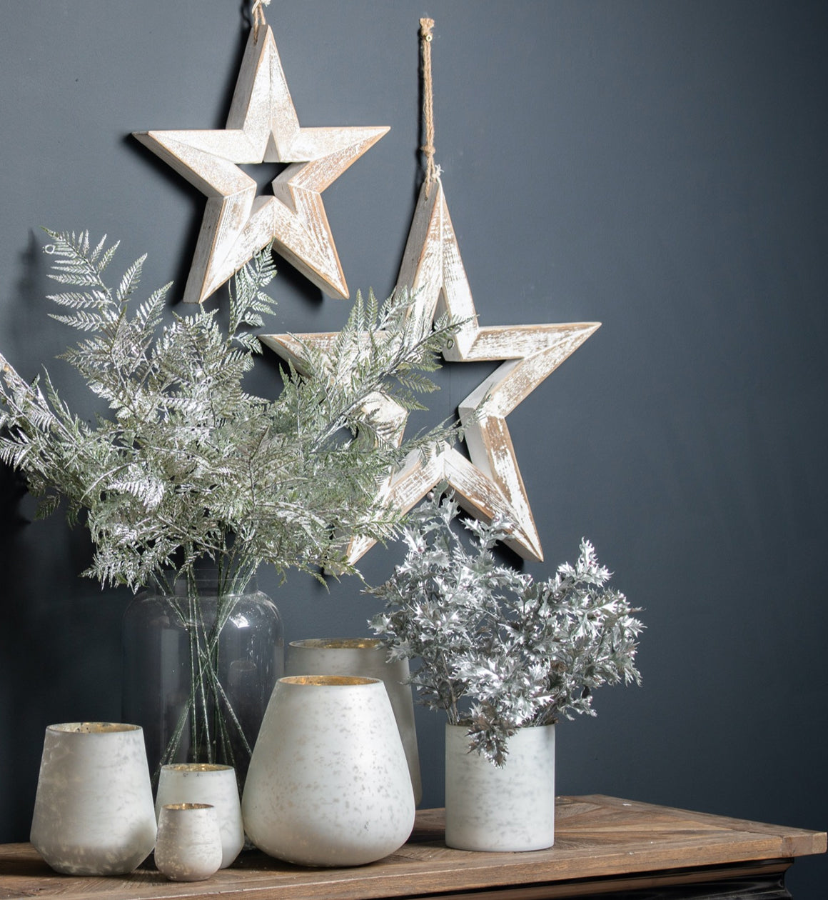 White Wooden Star